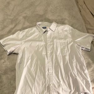 XL regular fit short sleeve button down